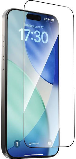 Devia 0.33mm Tempered Glass Μαύρο (iPhone Air)