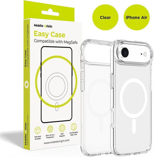 Mobile Origin Umschlag Rückseite Silikon 1.5mm Transparent (iPhone Air)