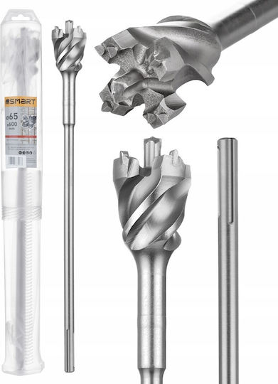 Smart Τρυπάνι με SDS Max Στέλεχος για Δομικά Υλικά 65x600mm
