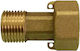 Oem Ρακόρ Ουρά Υδρόμετρων 3/4"x1" Ορειχάλκινο 66412