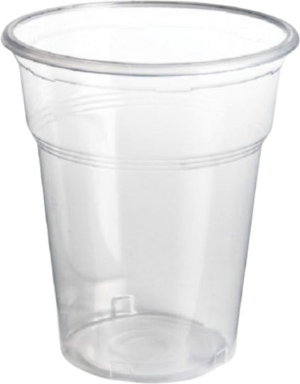 Pahar de unică folosință Plastic Transparent 600ml 50buc