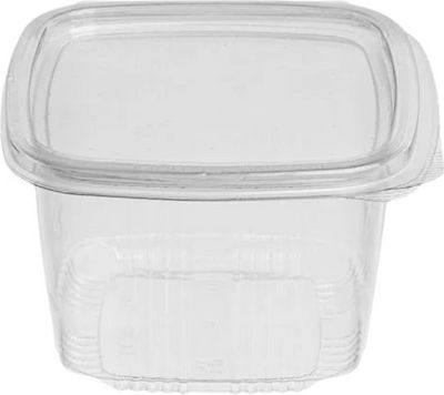 Set de 100 Plastic Boluri cu Capacitate 375ml Transparente