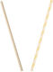 Paper Straws 25 Pieces Beige Striped