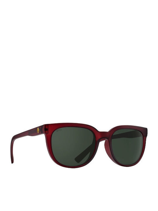 Spy Bewilder Matte Unisex Ochelari de soare cu Roșu Cadru și Roșu Polarized Lentilă 6700000000244