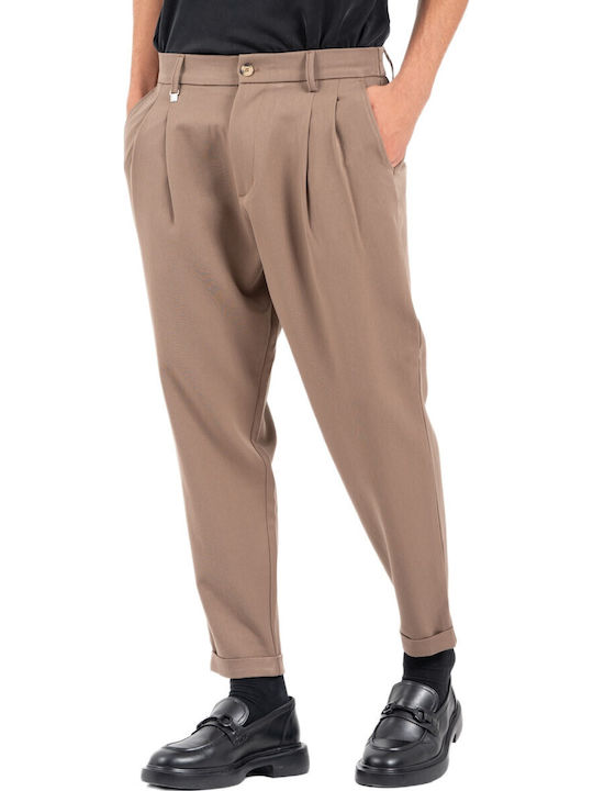 Vittorio Artist Elastic Beige Men's Trousers 50...