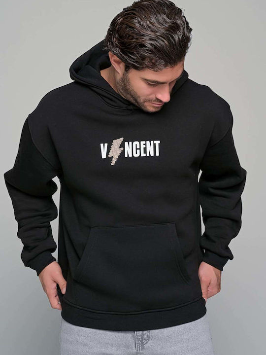 Storm Vincent Hanorac cu Glugă Black