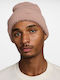 Peak Beanie Unisex Beanie Knitted in Pink color