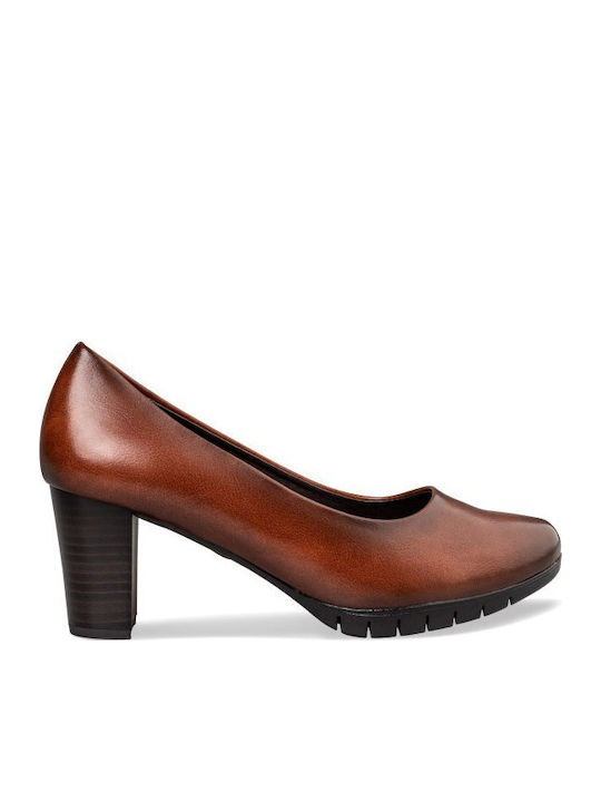 Envie Shoes Токчета Кафяв