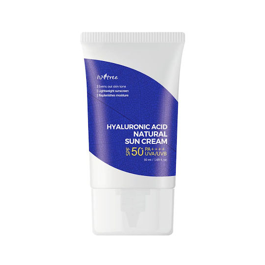 Isntree Hyaluronic Acid Natural Αντηλιακή Κρέμα Προσώπου SPF50+ 50ml