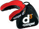 D3 Double Dual Layer Gel Mouthguard Protective Mouthguard for Athletes 12+ Years Old Black-Red