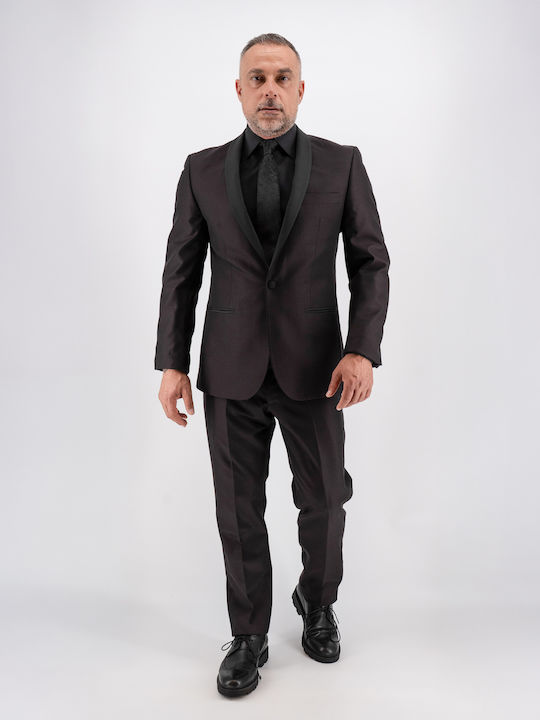 Men's Suit Bordeaux