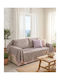 Kraft World Armchair Throw 180x180cm Pink TUR14-180x180-Pink