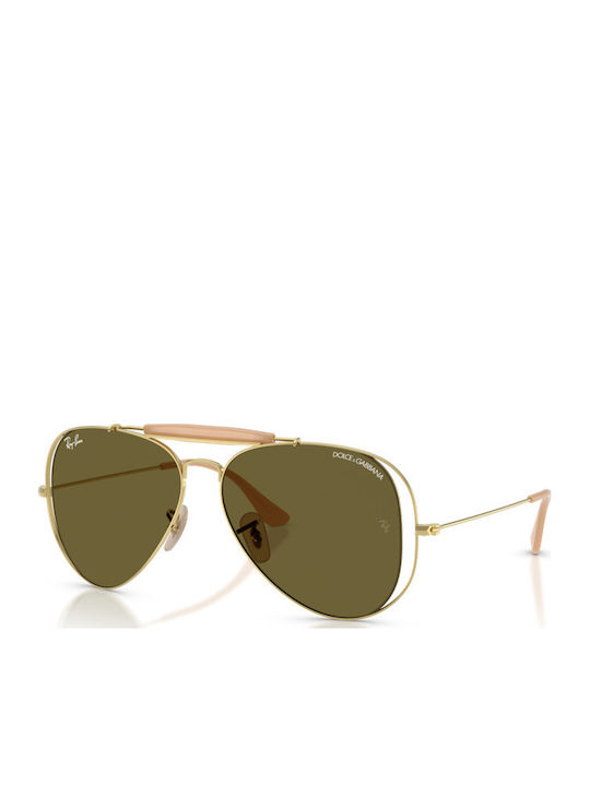 Ray Ban Unisex Ochelari de soare cu Auriu Cadru...