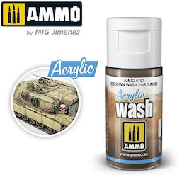 Ammo Acrylic Culoare Modelism Brown Wash 15ml