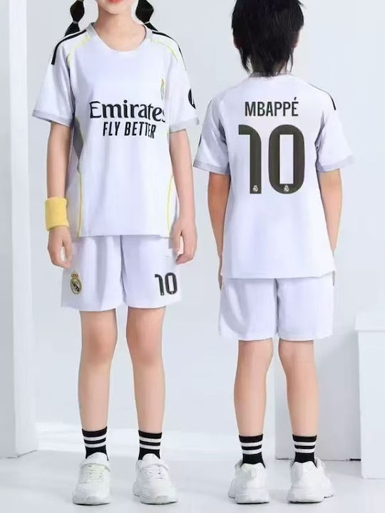 King Παιδικό Σετ Εμφάνισης Ποδοσφαίρου Mbappe Home