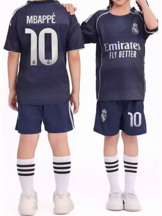 King Kinder Sportfan Trikot Set Fußball Mbappe Away