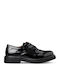 Women's Synthetic Leather Oxford Shoes Black