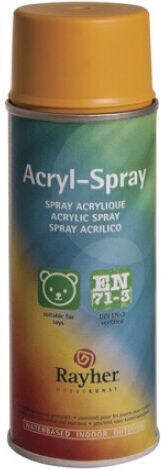 Rayher Spray Farbe Acryl Yellow SUN YELLOW 200ml