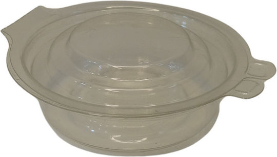 Saucers 60ml 2oz – Transparent – Round – Embedded Lid – Ø80mm 55479 60 Ml
