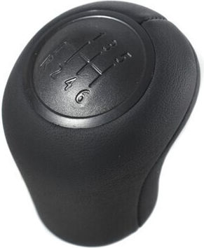 Shift Knob Gear Lever Mercedes Vito W639 6 Speeds Leather Black Gzb-me-905