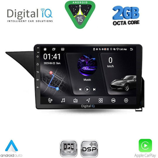 Digital IQ Ηχοσύστημα Αυτοκινήτου για Mercedes-Benz E Class 2009-2016 (Bluetooth/USB/WiFi/GPS/Apple-Carplay/Android-Auto) με Οθόνη Αφής 10"
