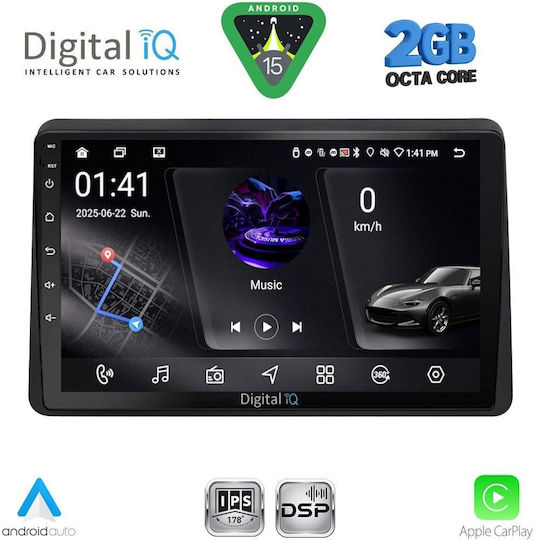 Digital IQ Ηχοσύστημα Αυτοκινήτου για Opel Movano Renault Master Nissan NV400 2020 (Bluetooth/USB/WiFi/GPS/Apple-Carplay/Android-Auto) με Οθόνη Αφής 10"