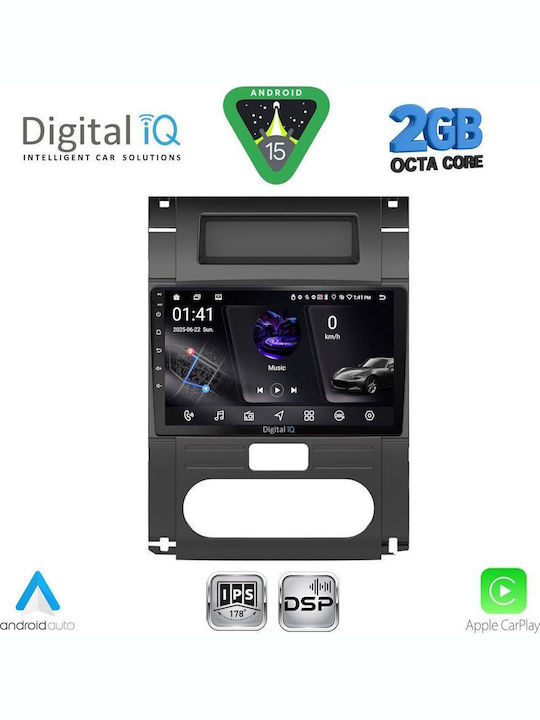 Digital IQ Car Audio System for Nissan X-Trail 2007-2013 (Bluetooth/USB/WiFi/GPS/Apple-Carplay/Android-Auto) with Touch Screen 10"