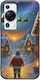 Santa Over Village Huawei P60 Black TPU Black Silicone