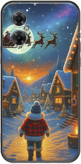 Santa Over Village Xiaomi Poco M4 5G Черен TPU Калъф Силикон