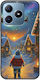 Santa Over Village Realme C63 Black TPU Black Silicone