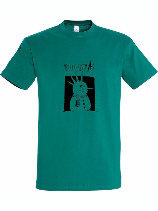 Unisex T-shirt "Merry Christmas Anarchy" Smaragd
