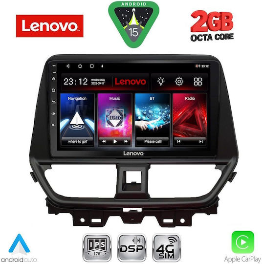 Lenovo Car Audio System for Suzuki Baleno 2022 (Bluetooth/USB/WiFi/GPS/Apple-Carplay/Android-Auto) with Touch Screen 9"