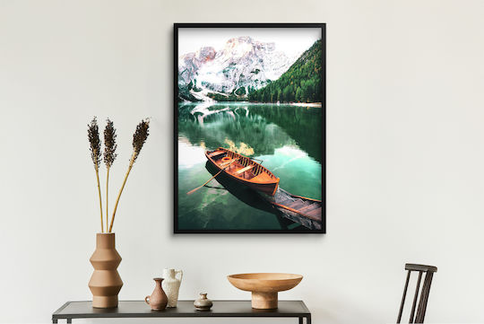 Decowalls Wandbild Berge Wald Dekoration Wohnzimmer Büro Schlafzimmer 70x100