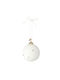 Winter Hanging Ornament Stick Porcelain Gold