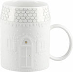 Raeder Christmas Mug Porcelain White D7.5cm.