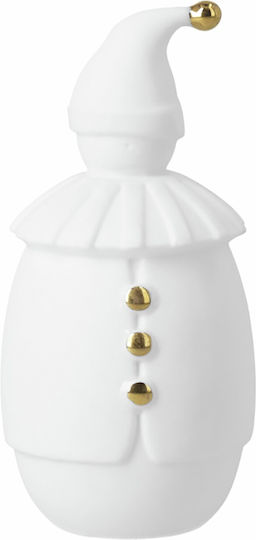 Raeder Christmas Table Decoration Porcelain White L10.5xW5cm.