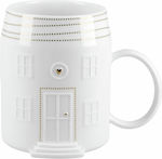 Raeder Christmas Mug Porcelain White D7.5cm.
