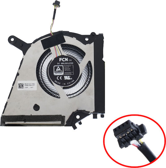 Laptop Fan GPU Cooling Fan Asus Proart Studiobook Pro 16 Oled W7600 W7600h W7600h3a W7600h5a H7600hm Dfsck22d05883b 13nb0tf0m11011 Fngj 13nb0ts0am0111 4pin Code 81568