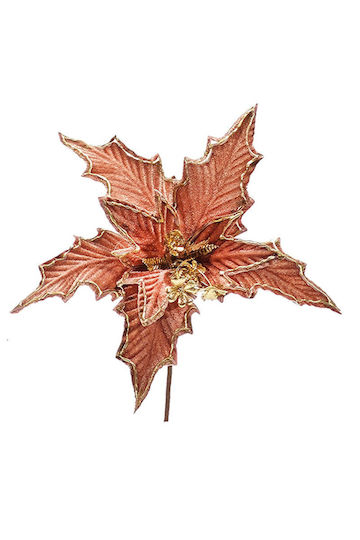 General Trade Weihnachtsdekoration Blume Länge 27cm.