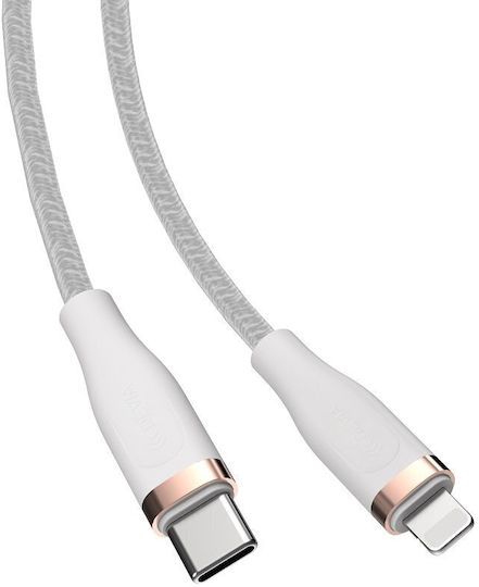 Devia USB-C to Lightning Cable 27W Λευκό 1.5m NO-DVCB-395444