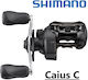 Shimano Caius 151C Μηχανισμός Ψαρέματος για Baitcasting για Αριστερόχειρες