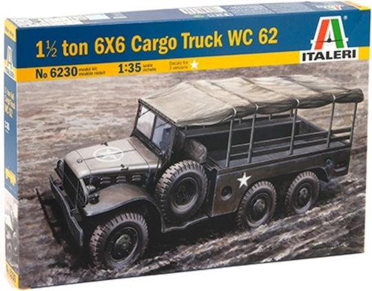 Italeri 1/35 6x6 Cargo Truck Wc 62 6230