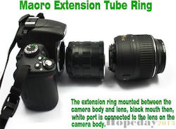 5 Parts Macro Extension Tube Ring Nikon Metal Version 5 Parts Macro Extension Tube Ring Nikon Metal Version