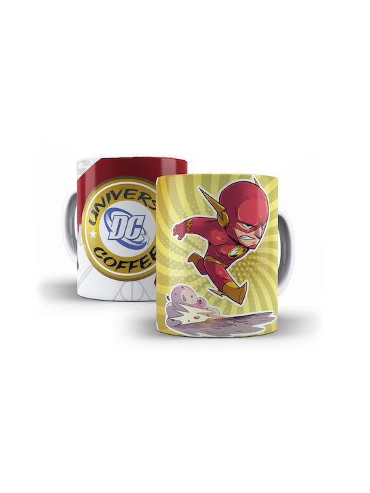 Λευκή Κεραμική Κούπα Dc Comic Flash 330ml Dp5723