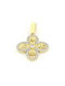 Kremling Charm Konstantin mit Steinen aus 9K Gold mit Zirkon