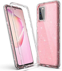 Калъф За Мобилен Телефон Jup 4742962 10-179 3 В 1 Блестящ Розов 6.3"