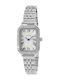 Loisir Mannish Womens Watch 23mm Battery With Silver Steel Bracelet