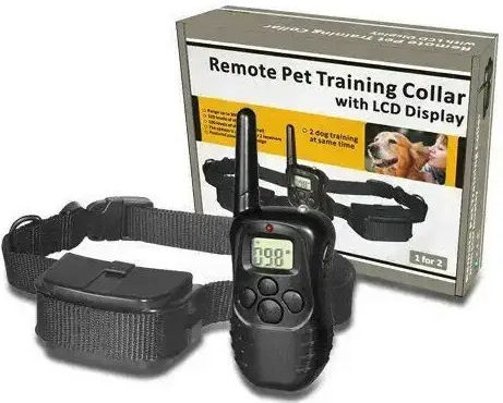 Elektronisch Elektrisches Trainingshalsband für Hunde mit Reichweite 300m