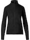 Women's Cardigan with Zipper Black
