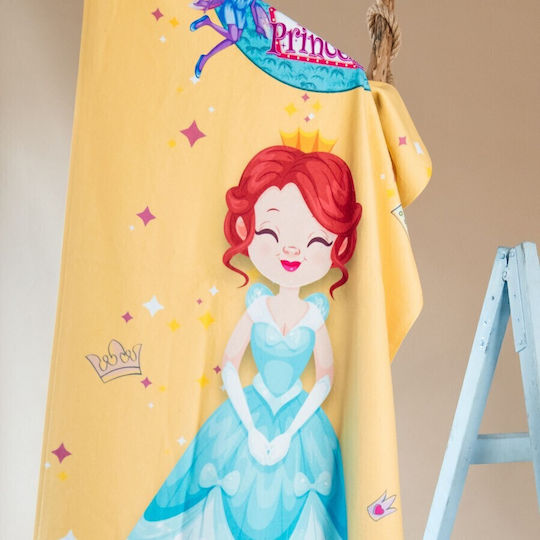 Carmel Children's Beach Towel Doubleface Princess 70x140cm